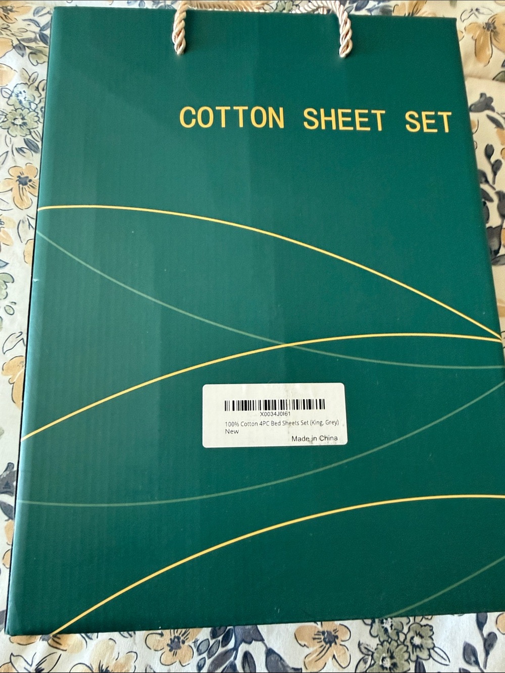 100% cotton king size sheet set